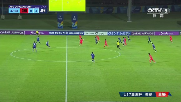 U17男足下半场48分钟破门!贺炜:中国队下半场主动出击立竿见影
