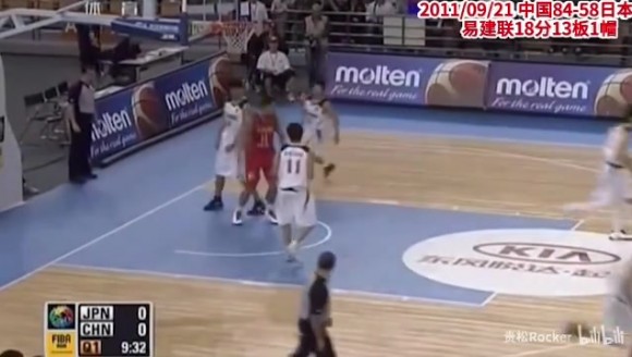 降维打击!易建联11年vs日本轻取18分13板1帽集锦!